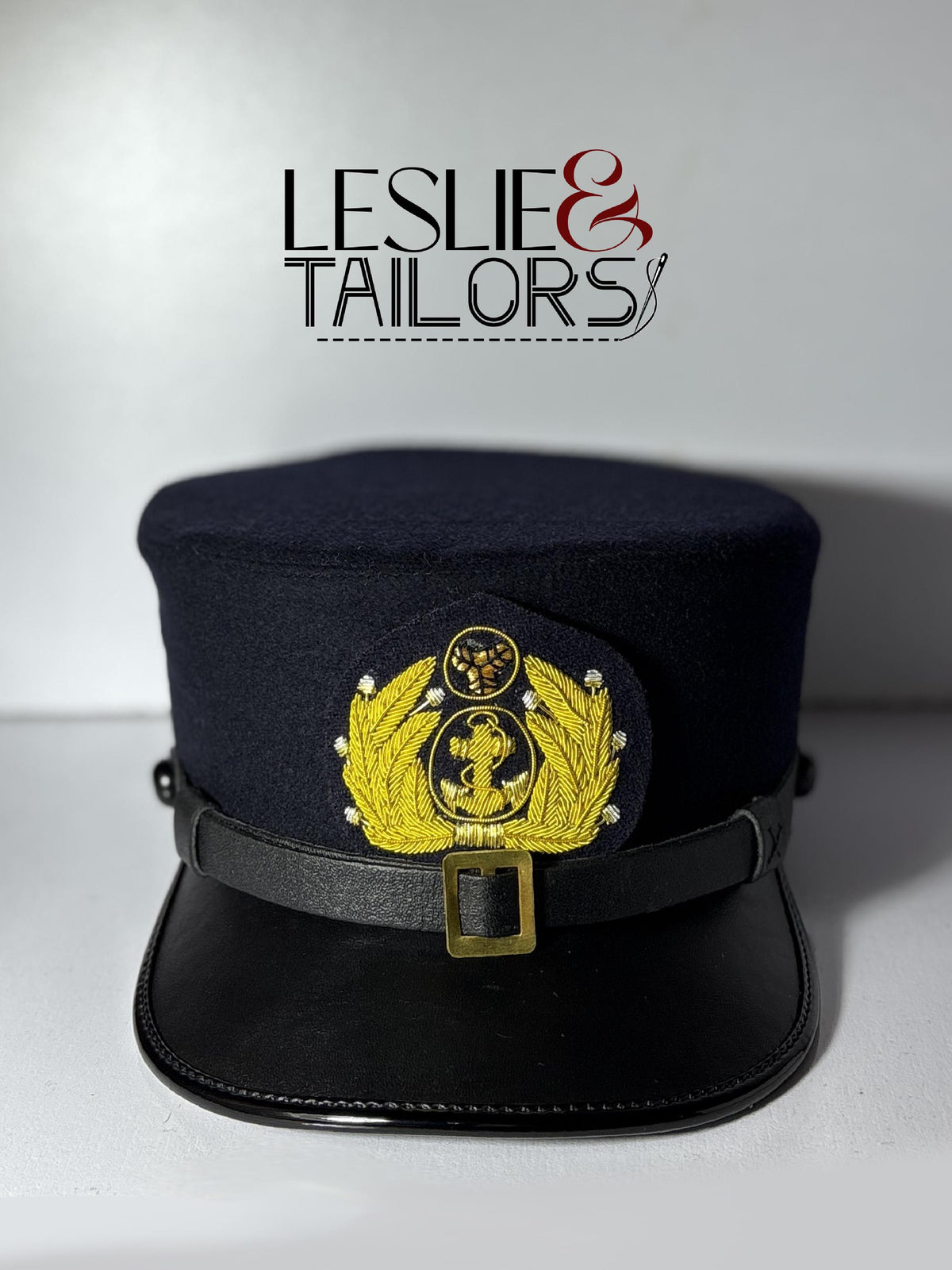 Handmade Light House Master Vintage Kepi Reproduction - All Sizes Available | Handmade by Leslie & Tailors