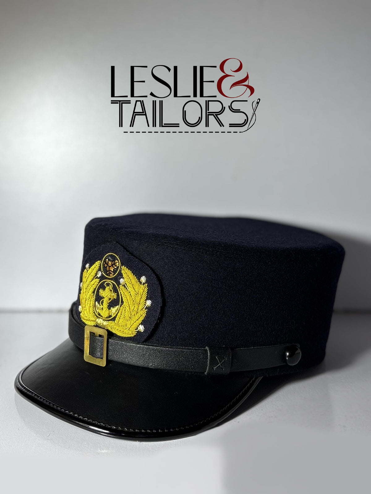 Handmade Light House Master Vintage Kepi Reproduction - All Sizes Available | Handmade by Leslie & Tailors