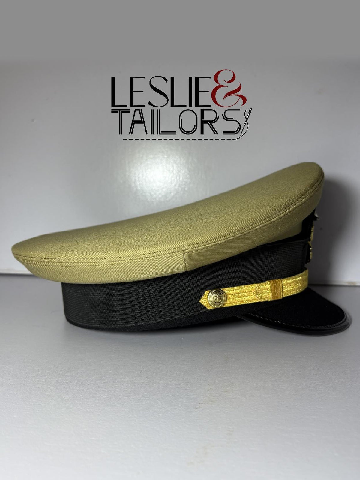 Handmade USA Warrant Cap Kepi Reproduction - All Sizes Available | Handmade by Leslie & Tailors