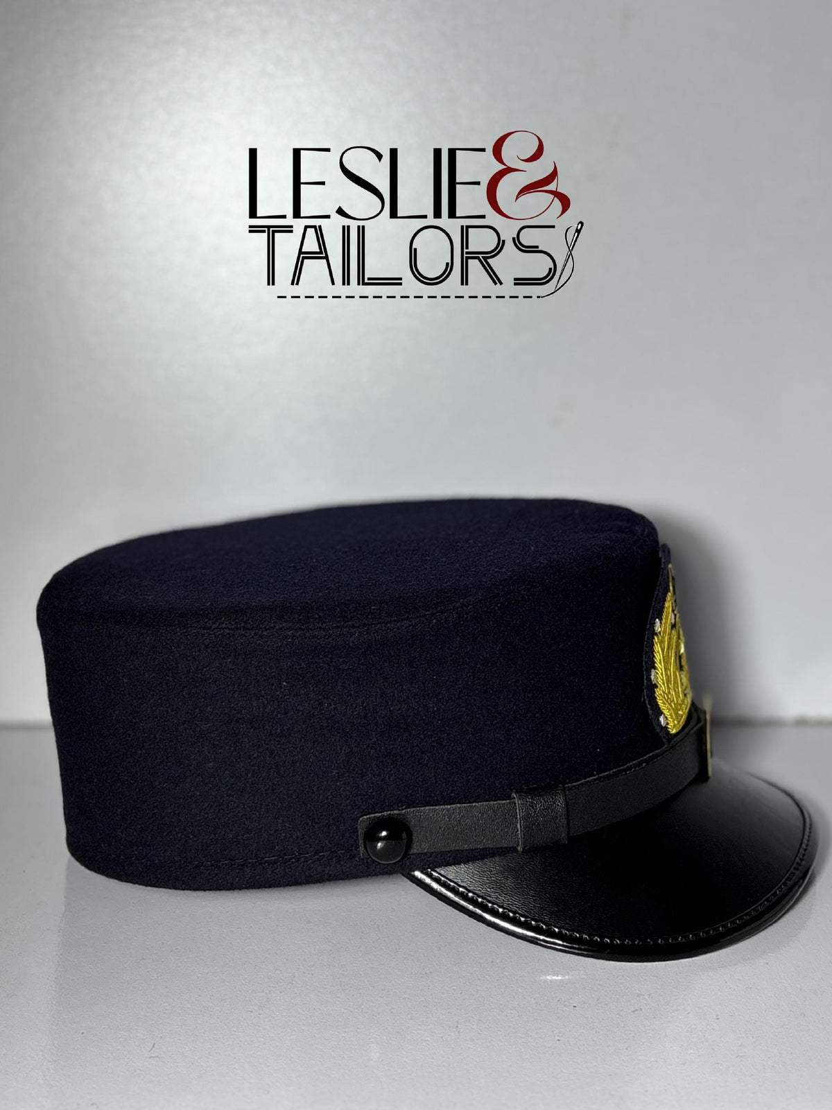 Handmade Light House Master Vintage Kepi Reproduction - All Sizes Available | Handmade by Leslie & Tailors