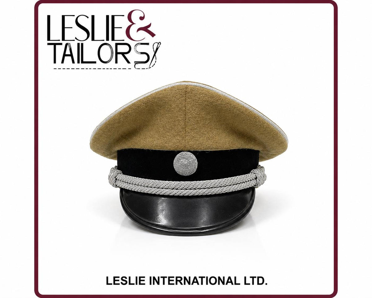 German Desert Officer Cap Reproduction | Handmade High Quality Reproduction | All Sizes Available